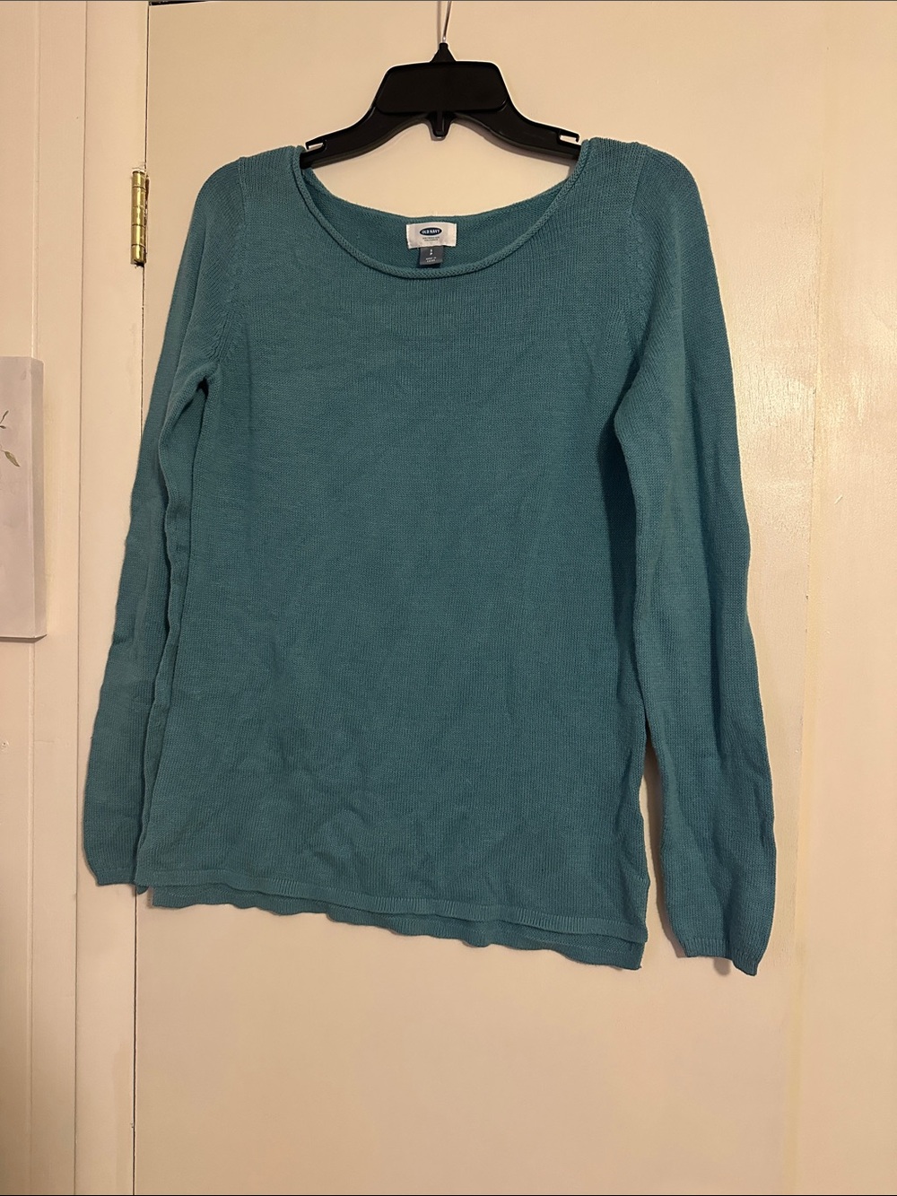 Old Navy Teal Crewneck Lightweight Sweater